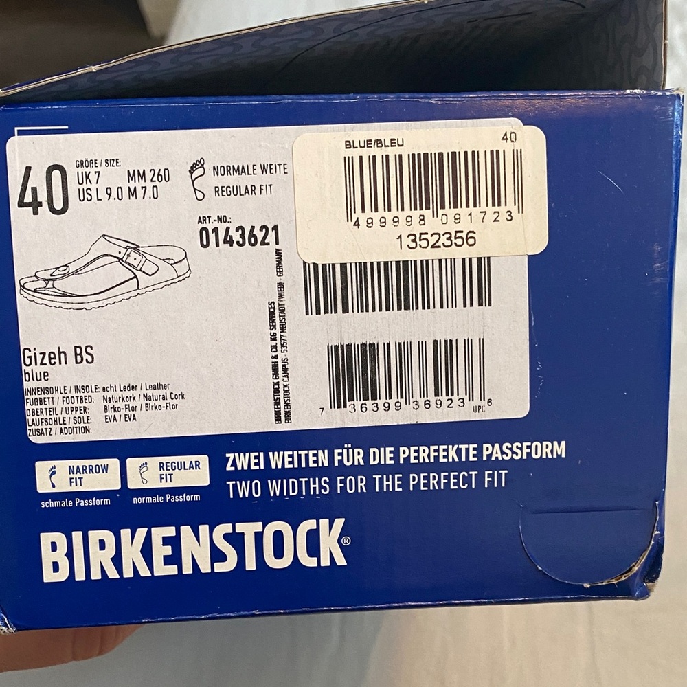 Birkenstock Gizeh Sandals - Blue Hue